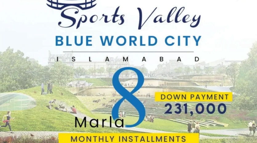 sports valley block 8 marla plot