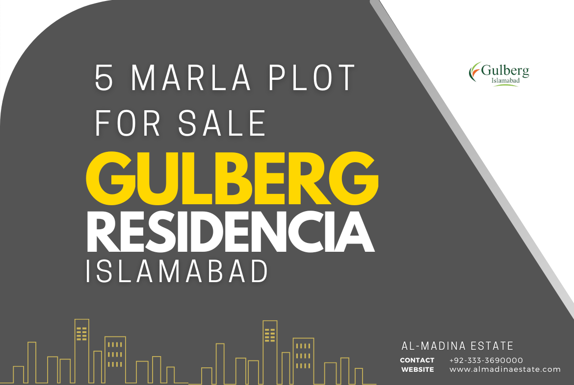 5 Marla Plot for Sale in Gulberg Residencia