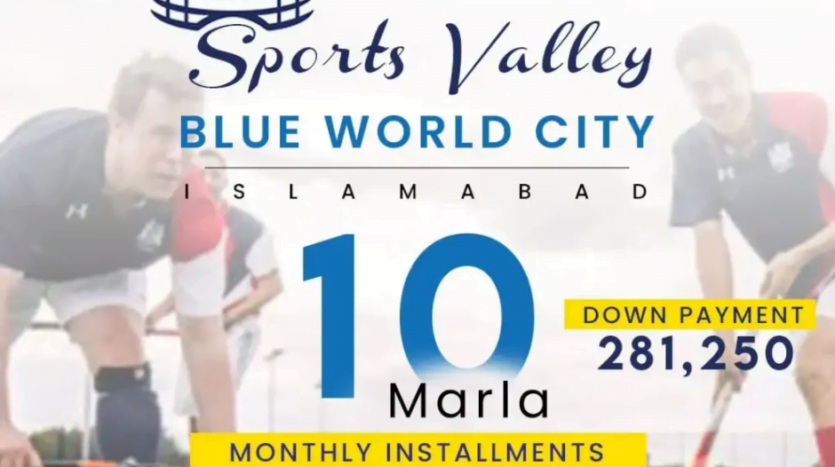 sports valley block 10 marla plot