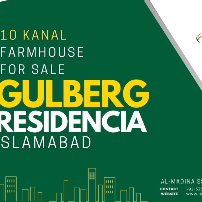 10 Kanal Farmhouse Plot in Gulberg Green