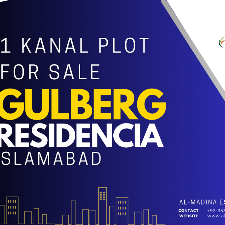 1 Kanal Plot for Sale in Gulberg Residencia