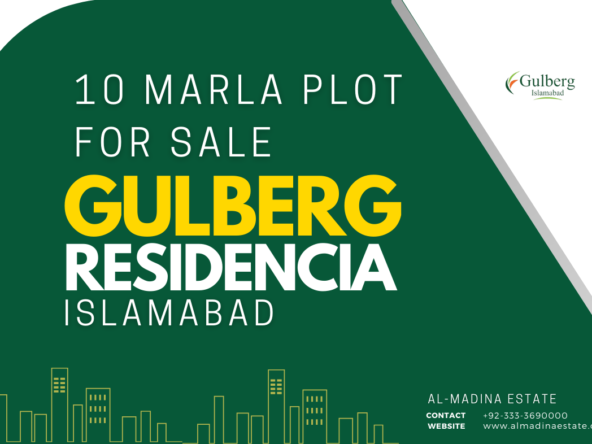 10 Marla Plot for Sale in Gulberg Residencia