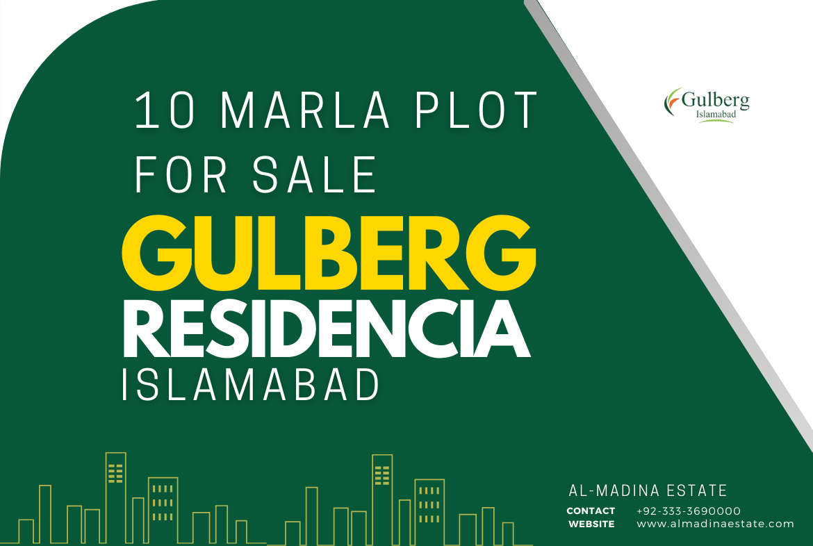 10 Marla Plot for Sale in Gulberg Residencia