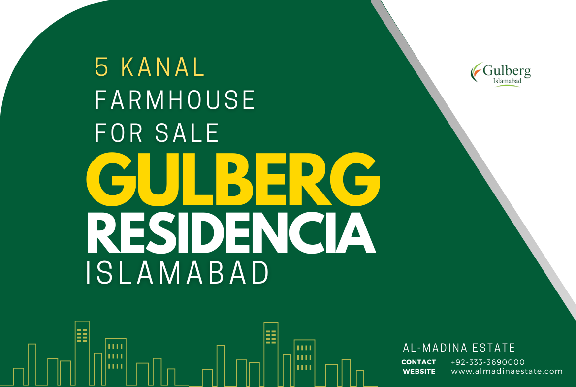 5 Kanal Farmhouse Plot in Gulberg Green