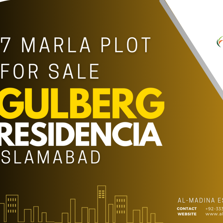 7 Marla Plot for Sale in Gulberg Residencia