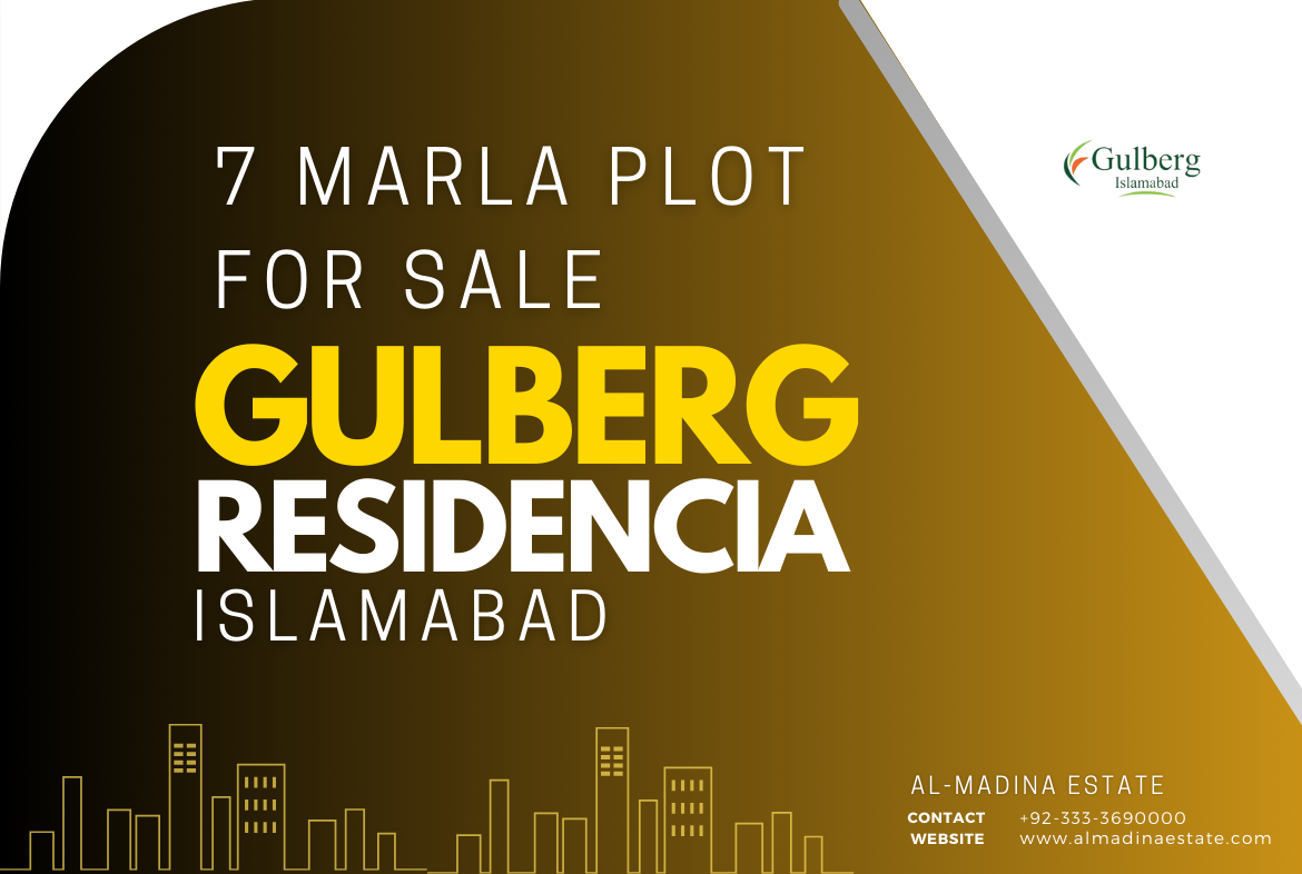 7 Marla Plot for Sale in Gulberg Residencia